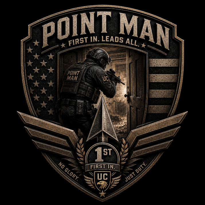 Built Different – Point Man Collection - Short sleeve t-shirt