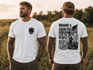 Imagine a Country so Great, Patriots in the Dark - Short Sleeve T-shirt