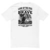 Land of the Free Because of the Brave, Patriots in the Dark - Short Sleeve T-shirt
