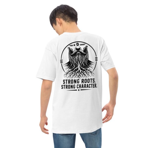 Strong Roots Strong Character - Bearded Collection - Men’s premium heavyweight tee