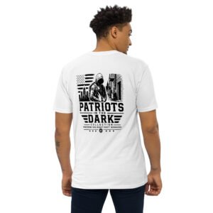 Patriots in the Dark - Men’s premium heavyweight tee