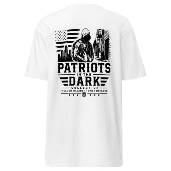 Patriots in the Dark - Men’s premium heavyweight tee