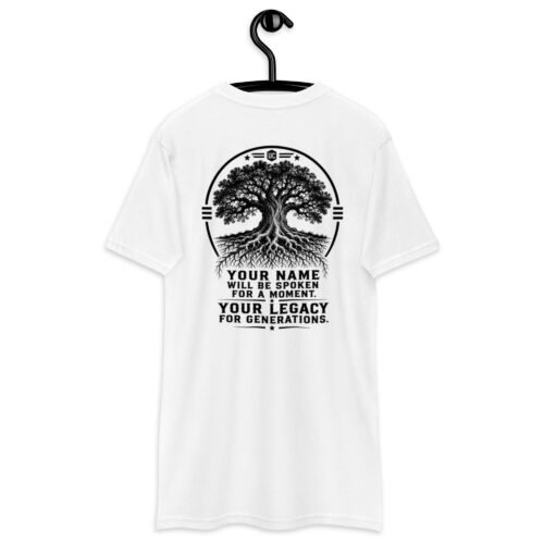 Your Name Will be Spoken - Legacy Collection - Men’s premium heavyweight tee