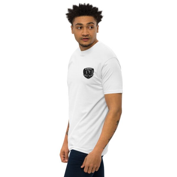 No Footprints, No Headlines, No Mission Complete – Ghost Collection - Men’s premium heavyweight tee