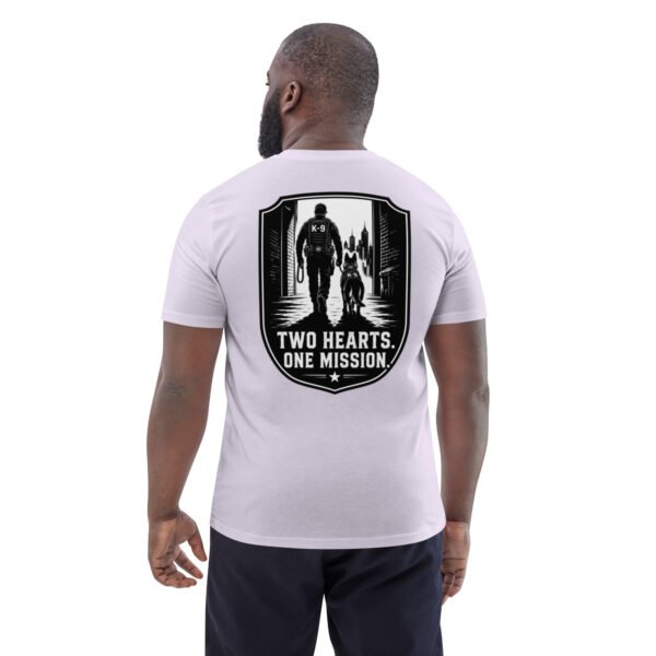 Two Hearts One Mission, for Police K-9 - Unisex Organic Cotton Creator 2.0 T-Shirt