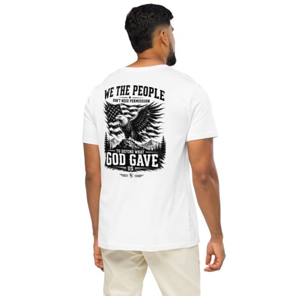 We the People Don't Need Permission, Patriots in the Dark - Unisex organic mid-light t-shirt