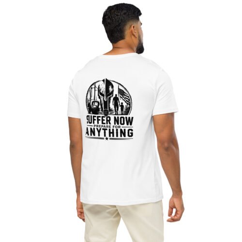 Suffer Now Prepare for Anything, Patriots in the Dark - Unisex organic mid-light t-shirt