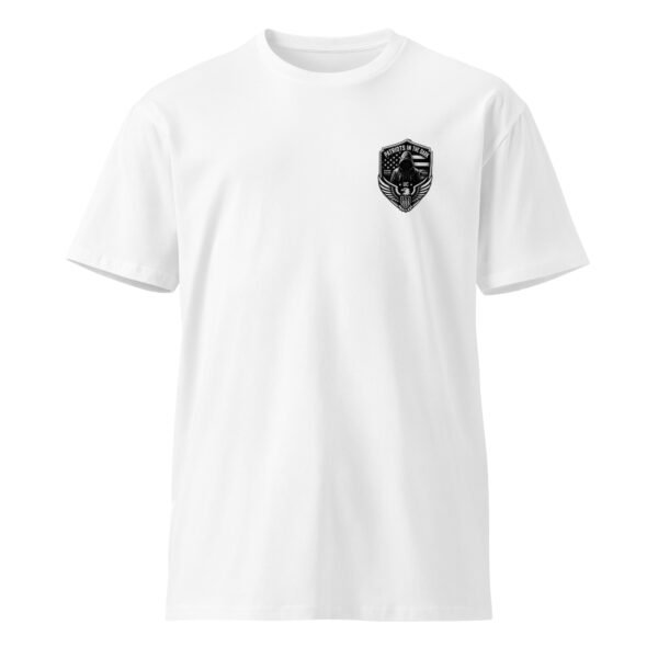 We Don't just Wear the Badge, Patriots in the Dark - Unisex premium t-shirt