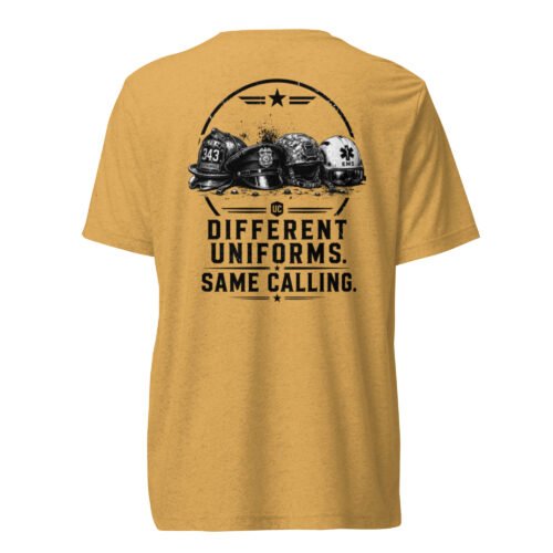 Different Uniforms Same Calling - Last Call Collection - Short sleeve t-shirt
