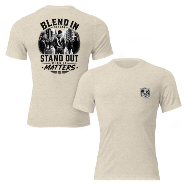 Blend in So I Can Stand Out - Undercover Life Collection - Short sleeve t-shirt
