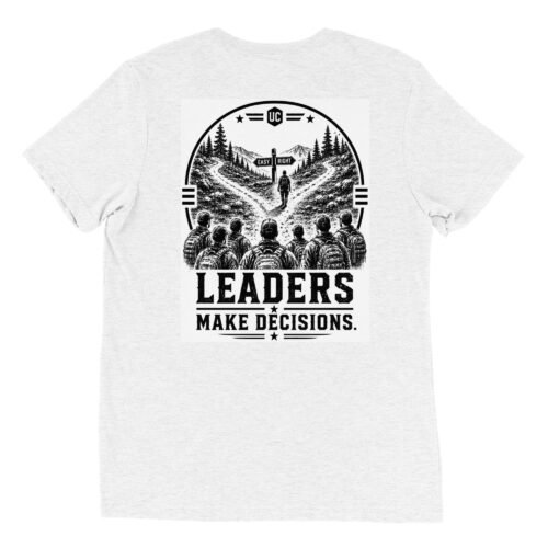 Leaders Make Decisions – Point Man Collection Short sleeve t-shirt