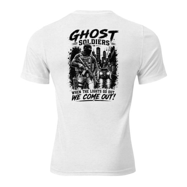 Ghost Soldiers When the Lights Go Out  – Ghost Collection - Short sleeve t-shirt