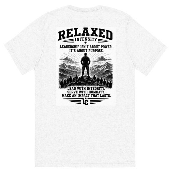 Leadership Is Not About Power - Relaxed Intensity Collection - Short sleeve t-shirt