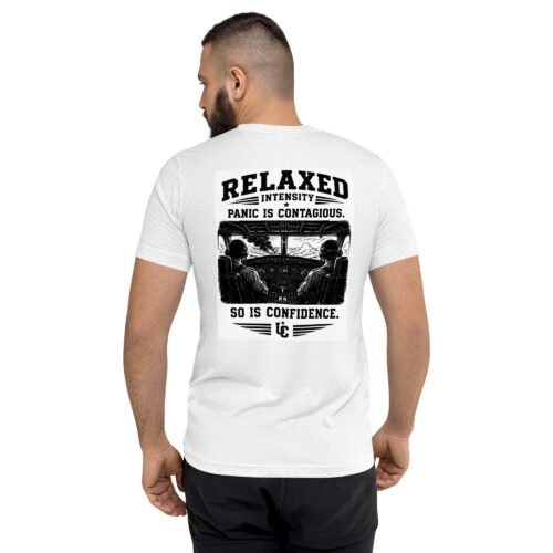 Pilot Panic Is Contagious, So Is Confidence - Relaxed Intensity Collection - Short sleeve t-shirt