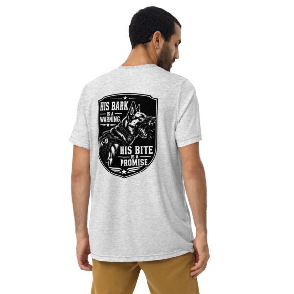 His Bark is a Warning - K-9 Collection - Short sleeve t-shirt