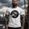 A NARC'S TALE B&W with Black background logo LARGE front only, for ANT Collection A Narc's Tale - Short sleeve t-shirt