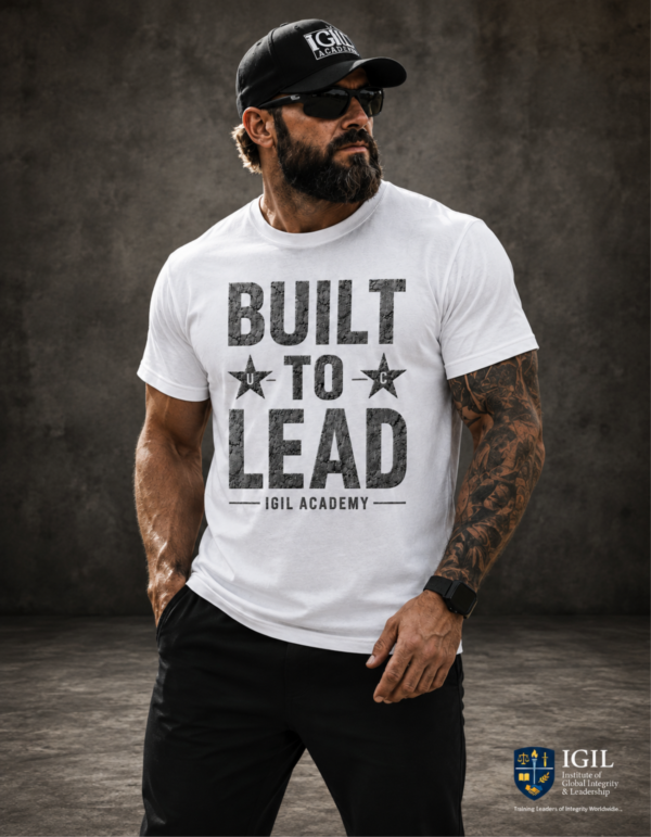 Build to Lead - Large Front Logo - IGIL Academy - Short Sleeve T-shirt