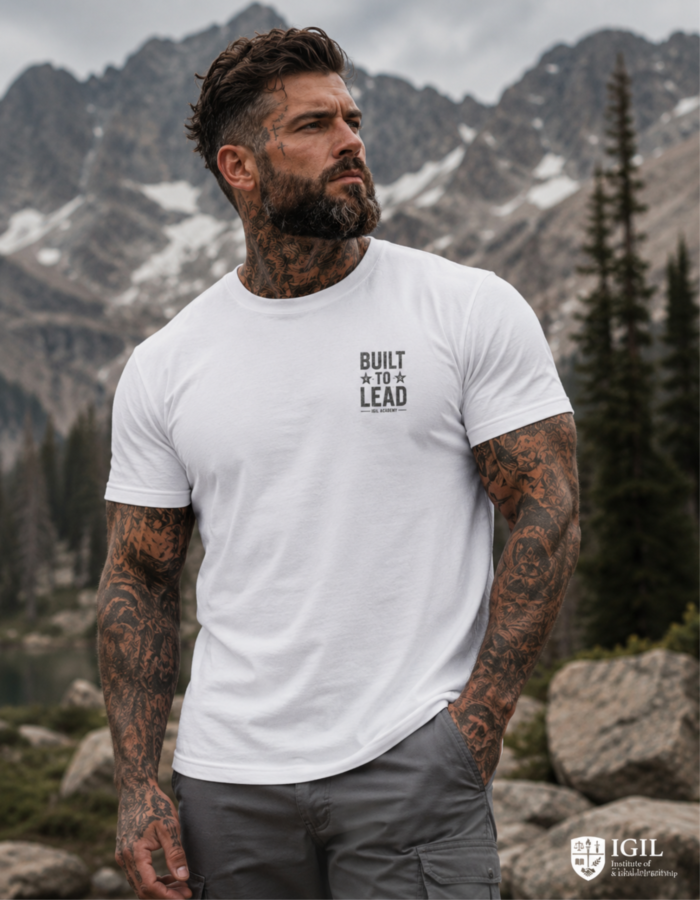 Build to Lead - Front Chest Logo - IGIL Academy - Short sleeve t-shirt