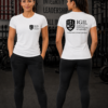 IGIL B&W logo front chest and full back Our Brand Black White Front and Back Logo - Short sleeve t-shirt