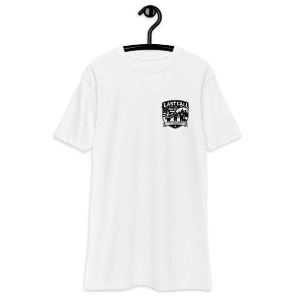mens-premium-heavyweight-tee-white-front-6a6e7874eb266.jpg The Strong Arm of the law - Last Call Collection - Men’s premium heavyweight tee