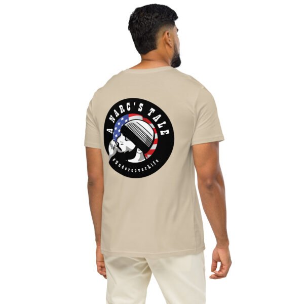 unisex-organic-mid-light-crafter-t-shirt-desert-dust-back-6a934a54e5e72.jpg A Narc's Tale - Unisex organic mid-light t-shirt