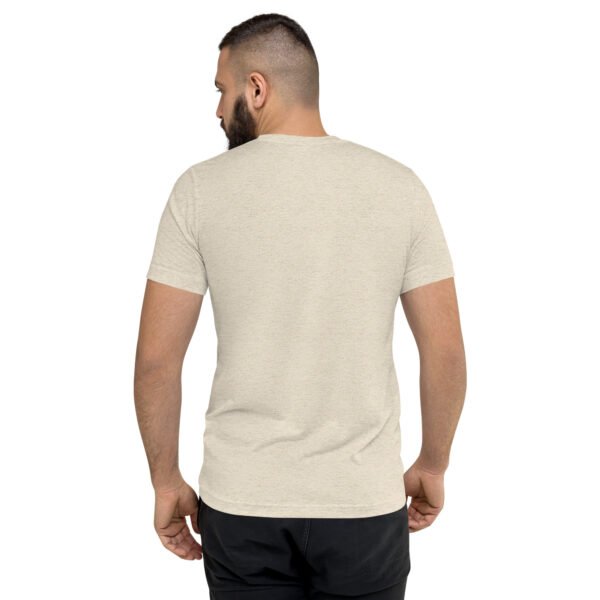 unisex-tri-blend-t-shirt-oatmeal-triblend-back-6a763ee16b66c.jpg Our Brand Shirt - Front Chest Logo - Short sleeve t-shirt