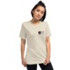 unisex-tri-blend-t-shirt-oatmeal-triblend-front-6a74eb4e0c113.jpg Our Brand Black White Front and Back Logo - Short sleeve t-shirt