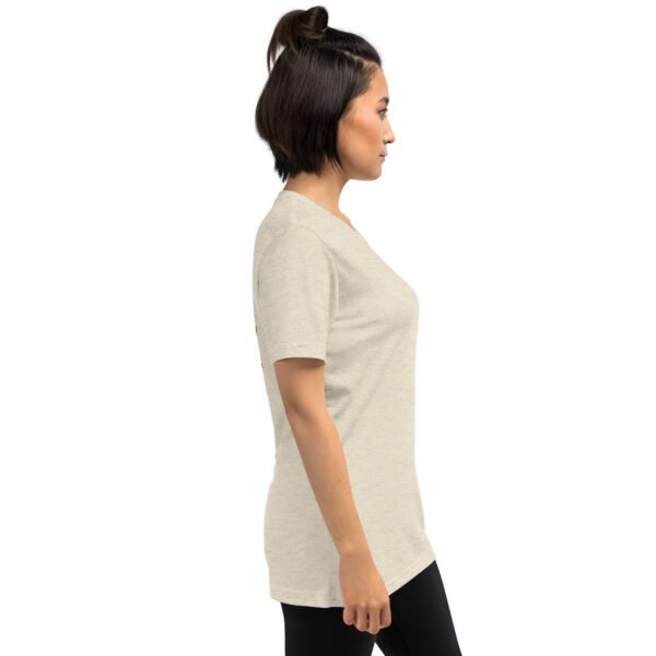 unisex-tri-blend-t-shirt-oatmeal-triblend-right-6a74eb4e0e219.jpg Our Brand Black White Front and Back Logo - Short sleeve t-shirt