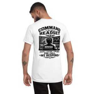 Dispatcher Command in the Headset - Relaxed Intensity Collection - Short sleeve t-shirt