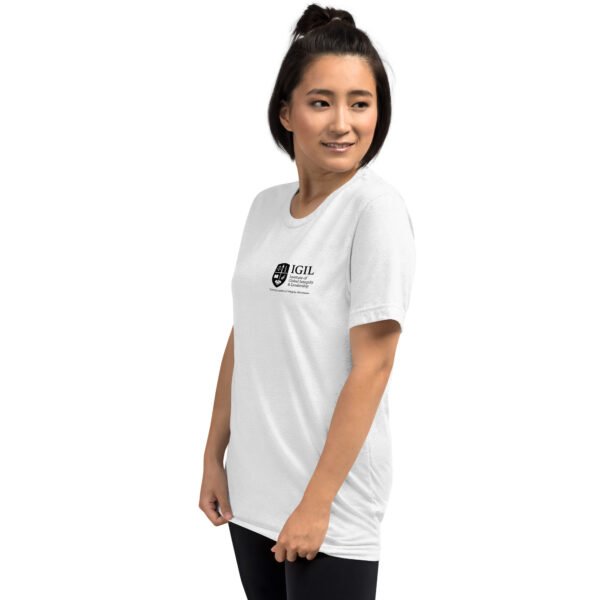 unisex-tri-blend-t-shirt-solid-white-triblend-left-front-6a74eb4e0dda7.jpg Our Brand Black White Front and Back Logo - Short sleeve t-shirt