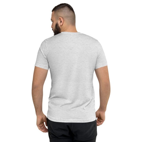 unisex-tri-blend-t-shirt-white-fleck-triblend-back-6a763ee16ea44.jpg Our Brand Shirt - Front Chest Logo - Short sleeve t-shirt