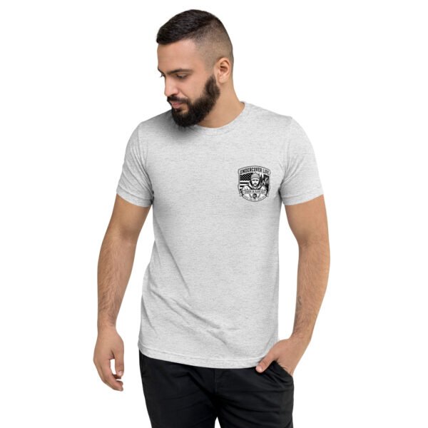 unisex-tri-blend-t-shirt-white-fleck-triblend-front-6a6e93a8ef365.jpg Blend in So I Can Stand Out - Undercover Life Collection - Short sleeve t-shirt