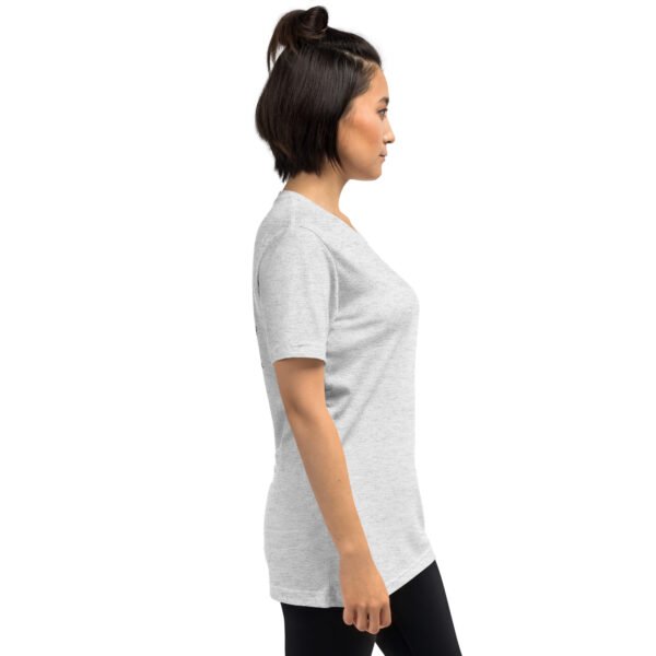 unisex-tri-blend-t-shirt-white-fleck-triblend-right-6a74eb4e0e2d2.jpg Our Brand Black White Front and Back Logo - Short sleeve t-shirt