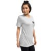 unisex-tri-blend-t-shirt-white-fleck-triblend-right-front-6a74eb4e0e84b.jpg Our Brand Black White Front and Back Logo - Short sleeve t-shirt