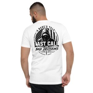 Last Call for Bad Decisions - Last Call Collections - Unisex Short Sleeve V-Neck T-Shirt