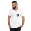 unisex-v-neck-tee-white-front-6a6e0aef4a45e.jpg Do Not Leave Big Shoes to Fill - Legacy Collection - Unisex Short Sleeve V-Neck T-Shirt