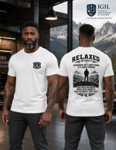 Leadership Is Not About Power - Relaxed Intensity Collection - Short sleeve t-shirt