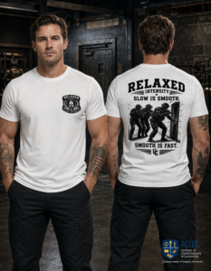 Slow Is Smooth, Smooth Is Fast - Relaxed Intensity Collection - Short sleeve t-shirt
