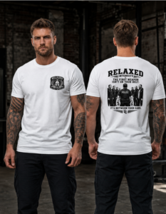 The First Weapon Is Not on Your Belt - Relaxed Intensity Collection - Short Sleeve T-shirt